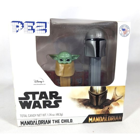 Star Wars PEZ Mandalorian the Child Candy and 2 Dispensers New in Package - Picture 1 of 4